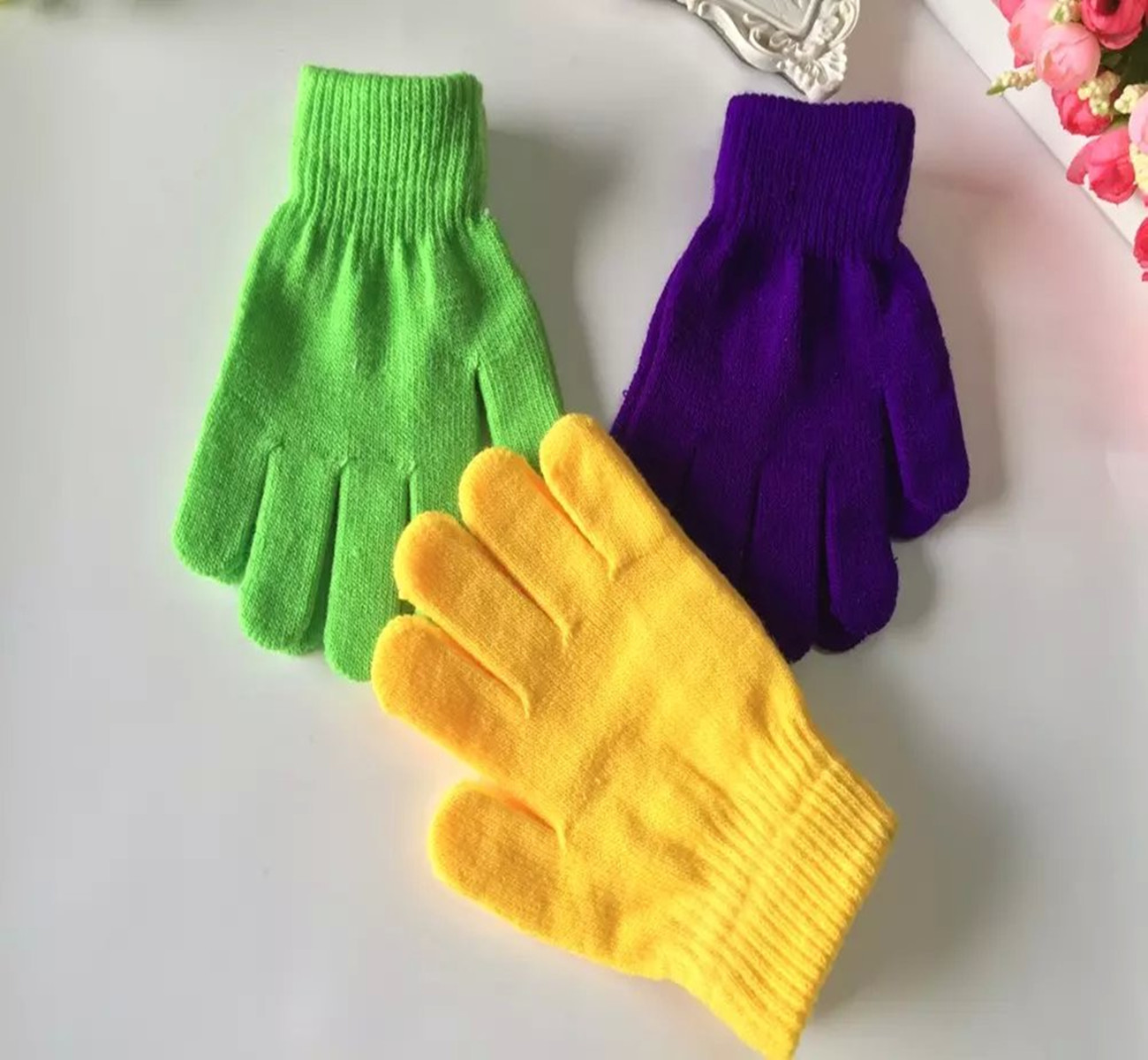 Gants pour enfants en de laine - Ref 2146529 Image 5