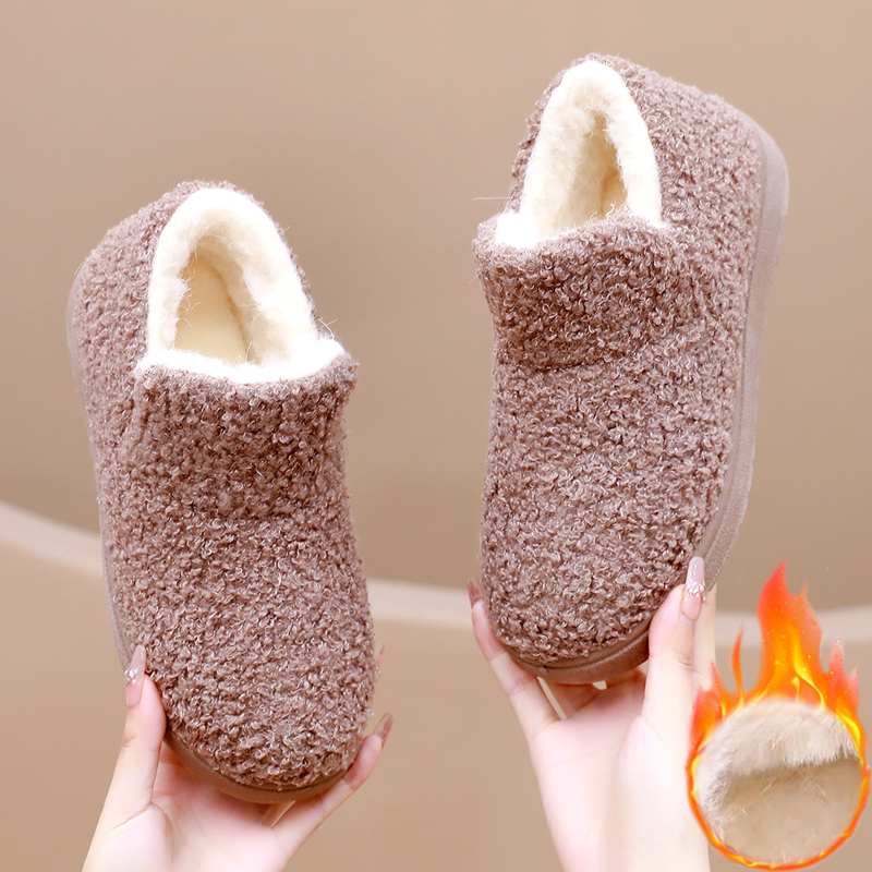 冬季新款老北京布鞋女棉鞋加绒保暖加厚女棉靴中老年人妈妈棉鞋