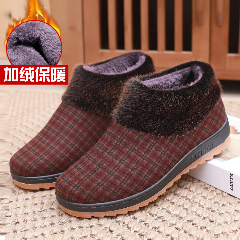 冬季老北京布鞋女鞋加厚保暖休闲棉鞋老年人棉鞋加绒防滑奶奶棉靴,女鞋,传统布鞋,淘宝优惠券,粉丝福利购,淘宝优惠卷