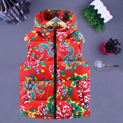 2024年保暖羽绒棉大码背心立领