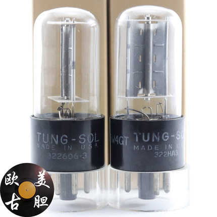 精选配对全新美国天梭TUNG-SOL/GE 25W4GT 方环霉屏25w4电子管