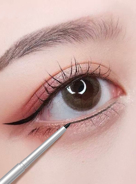 眼线胶笔防水不晕染持久女孕妇初学者棕色铅笔式新手极细内眼线笔