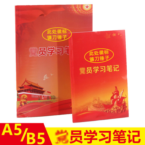 新版两学一做党小组会议记录本