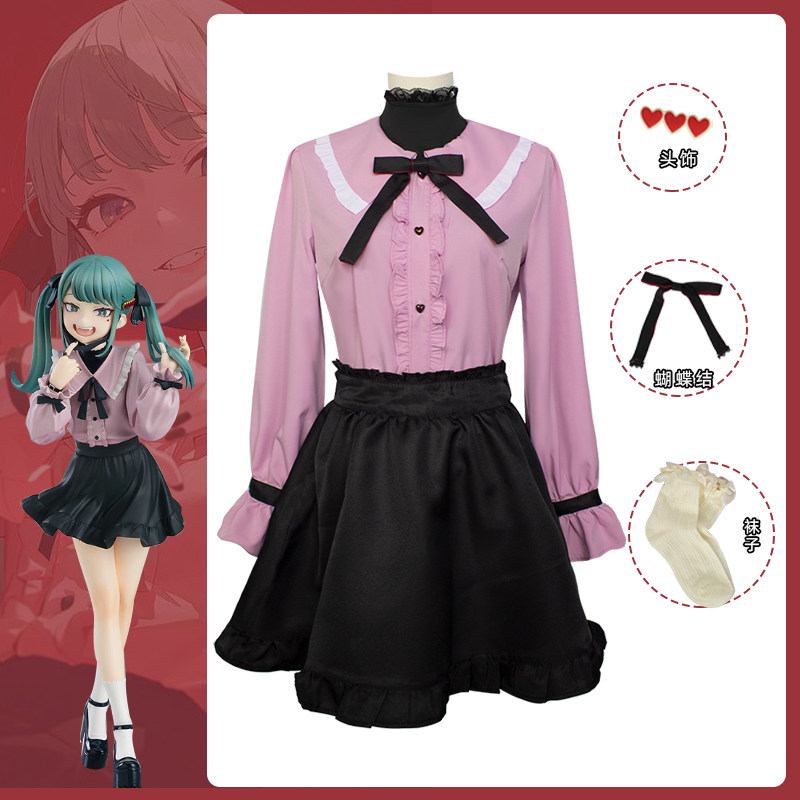 万圣节初音未来cos服vocaloid吸血鬼裙子cosplay女装动漫角色套装