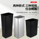 塑料方形内桶内胆黑色烟灰桶垃圾桶不锈钢垃圾箱内桶厨房大垃圾桶
