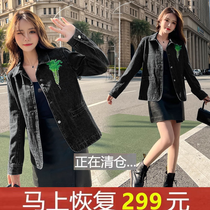 韩版常规宽松牛仔短外套