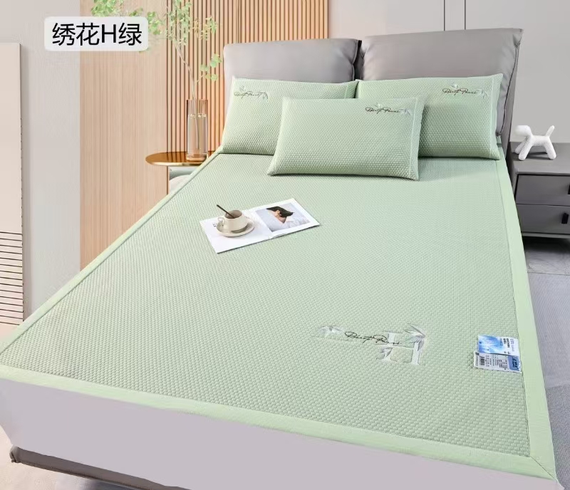 高端经典梦纤紫5A级凉感豆豆冰丝席机洗不起球