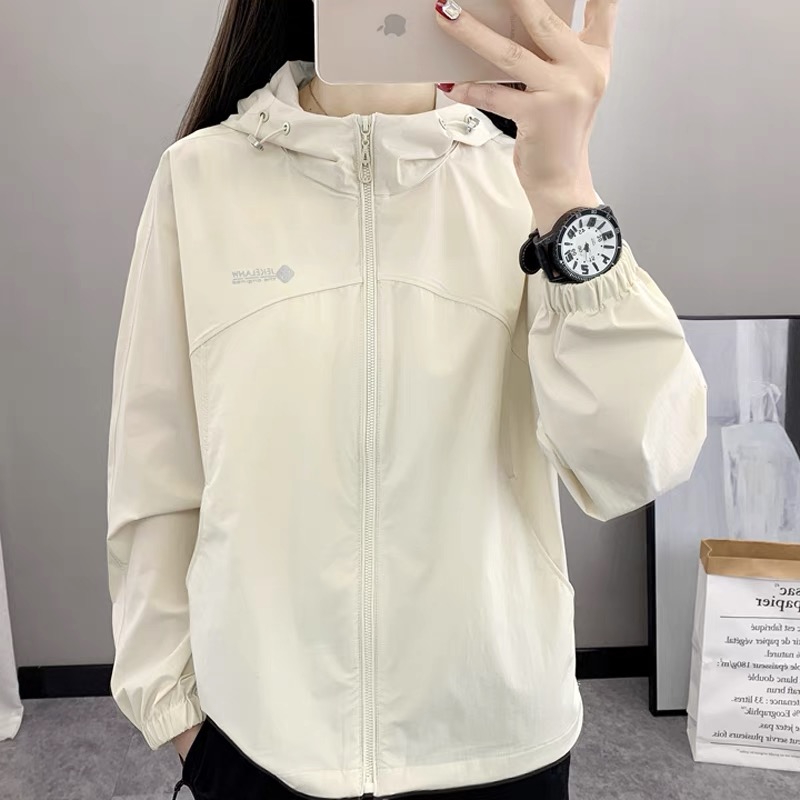 春夏季运动风衣女徒步防晒服外套