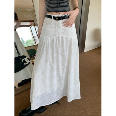 2025春夏新款高腰显瘦半身裙