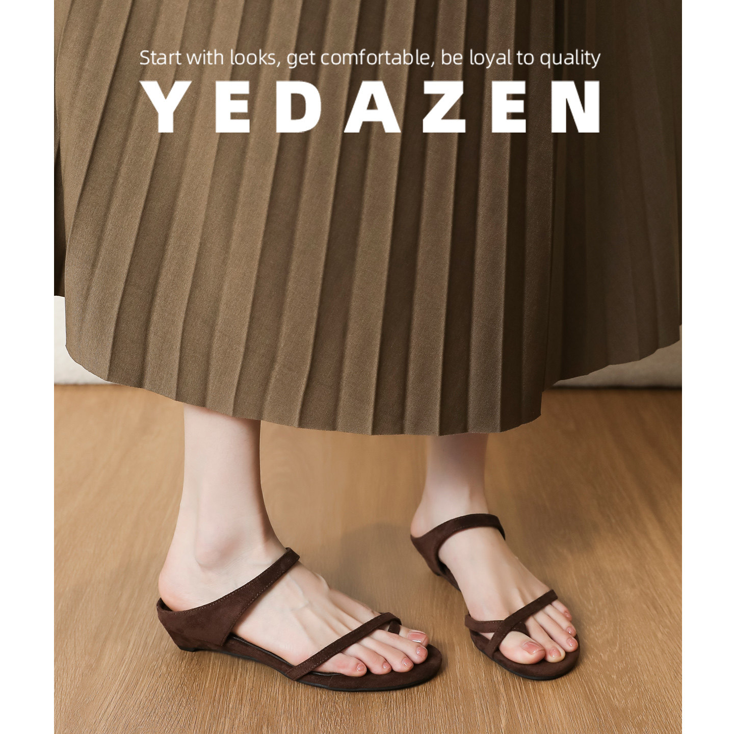 2026超火绝美小高跟罗马凉鞋女夏外穿时尚高级感不累脚巨好看凉拖