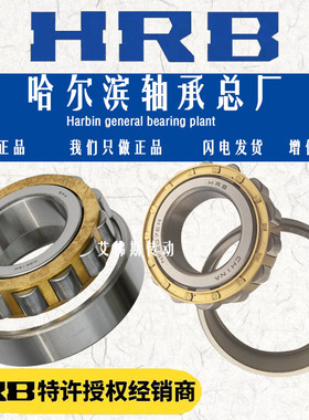 HRB哈尔滨圆柱滚子轴承N NU NJ RN NUP202 203 204 205EM M C3 P5