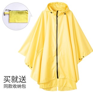 Unisex Rain Poncho Raincoat Hooded for Adults Women Pockets