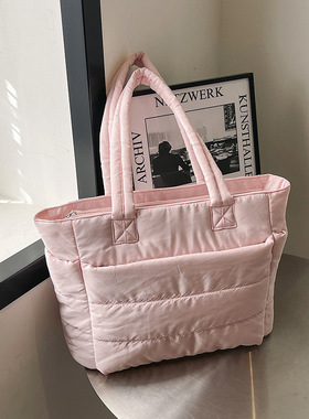 Handbag for Women Lightweight Puffy Tote Bag Shoulder Bag