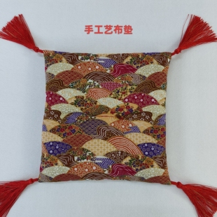 手工艺布垫招财猫布垫工艺摆件坐垫子