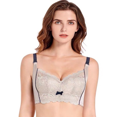 蕾丝全罩杯大胸显小文胸