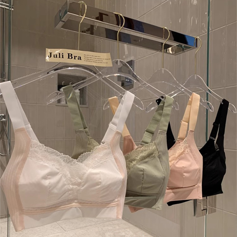 全罩杯蕾丝薄款大胸显小文胸