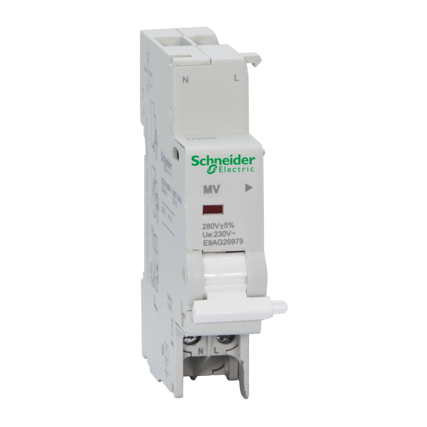 施耐德E9分励脱扣器MX过压MN欠压MV脱扣单元报警SD状态指示OF触点