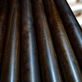 实木黑檀木棍文玩把玩棍转运棍圆棍防身木棍健身棍硬木圆棍工艺品