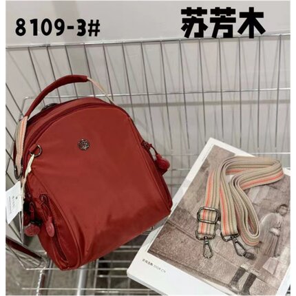 博卜正品唐三彩系列多层次小双肩背包单肩斜挎包女包韩丝布包8109