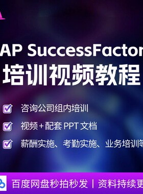 sap successfactors sf 培训视频教程 咨询公司组内培训