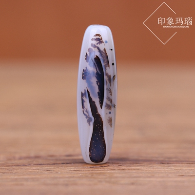玛瑙草花玛瑙勒子桶珠