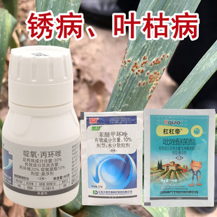啶氧菌酯丙环唑大蒜叶枯病小麦锈病白粉病大葱紫斑病专用药杀菌剂