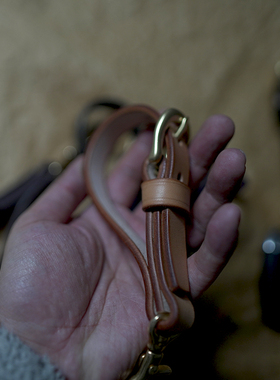 手工意大利植鞣革英国马疆头层牛皮真皮汽车钥匙扣链挂件男士情侣