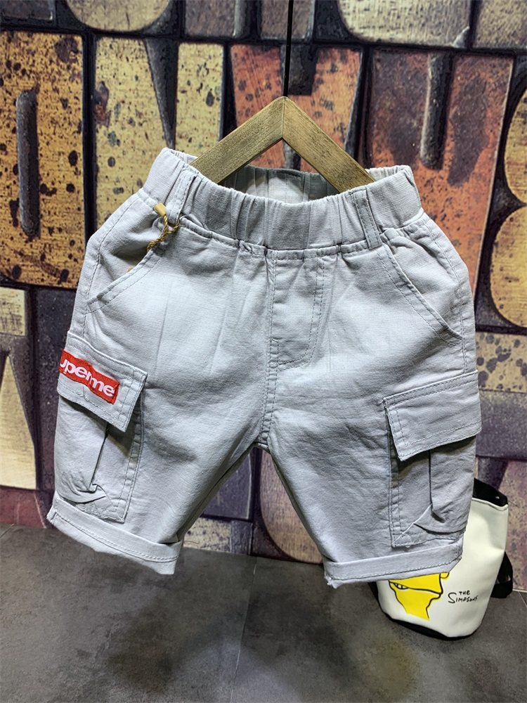 童装儿童马裤宝宝5分短裤立体袋工装裤2020夏季新款韩版带弹力裤5