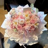 情人节礼物永生花束多巴胺仿真香皂玫瑰花束女生生日送女朋友闺蜜