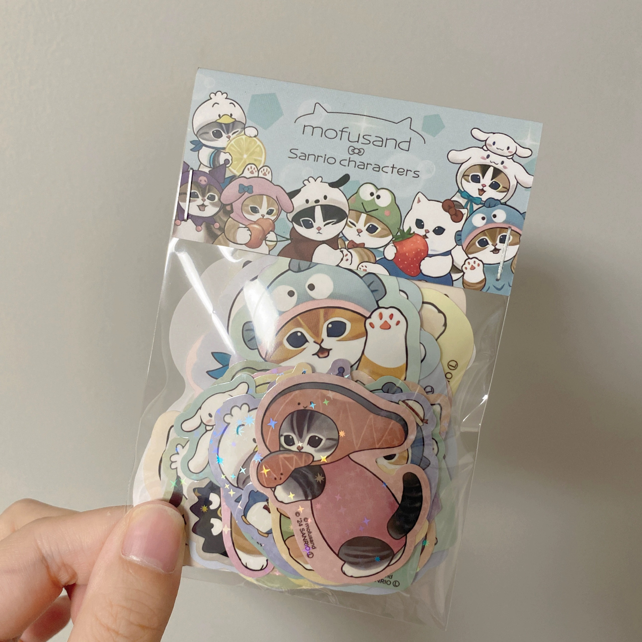 Mofusand猫猫PVC防水可撕贴纸