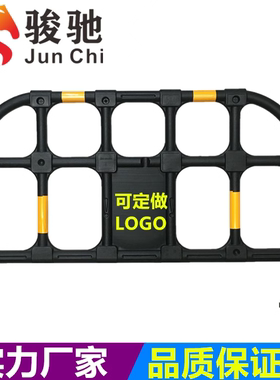 交通护栏 塑料黑色铁马 施工隔离保护围栏 道路抢修PVC胶马PE胶马