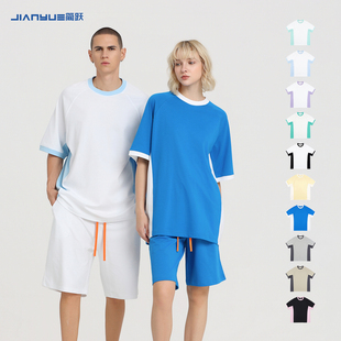 班服定制t恤印logo初高中生同学聚会运动会短袖工作服文化衫图案