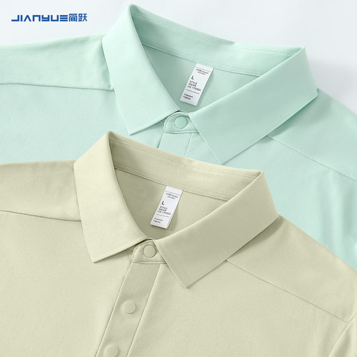 高端polo衫定制印logo工作服图案