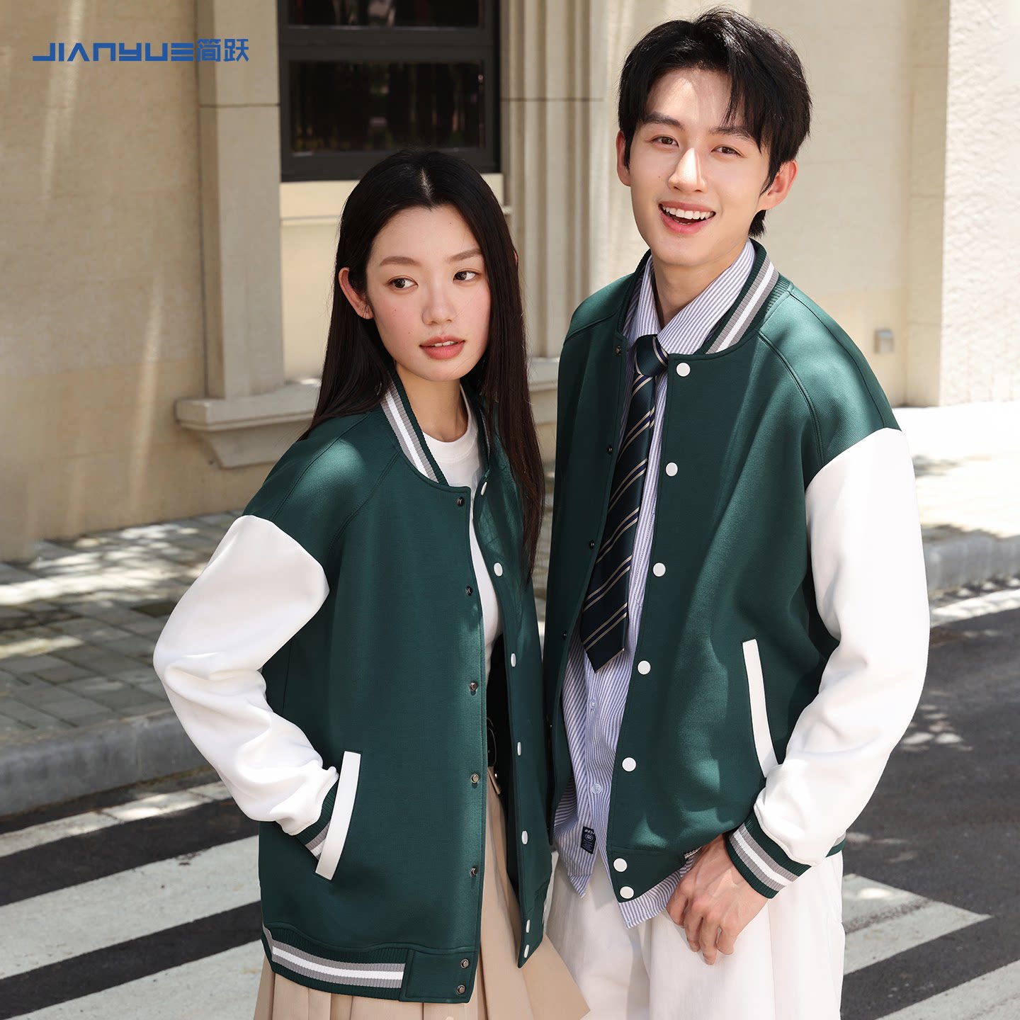 定制棒球服学院风卫衣班服印logo图片