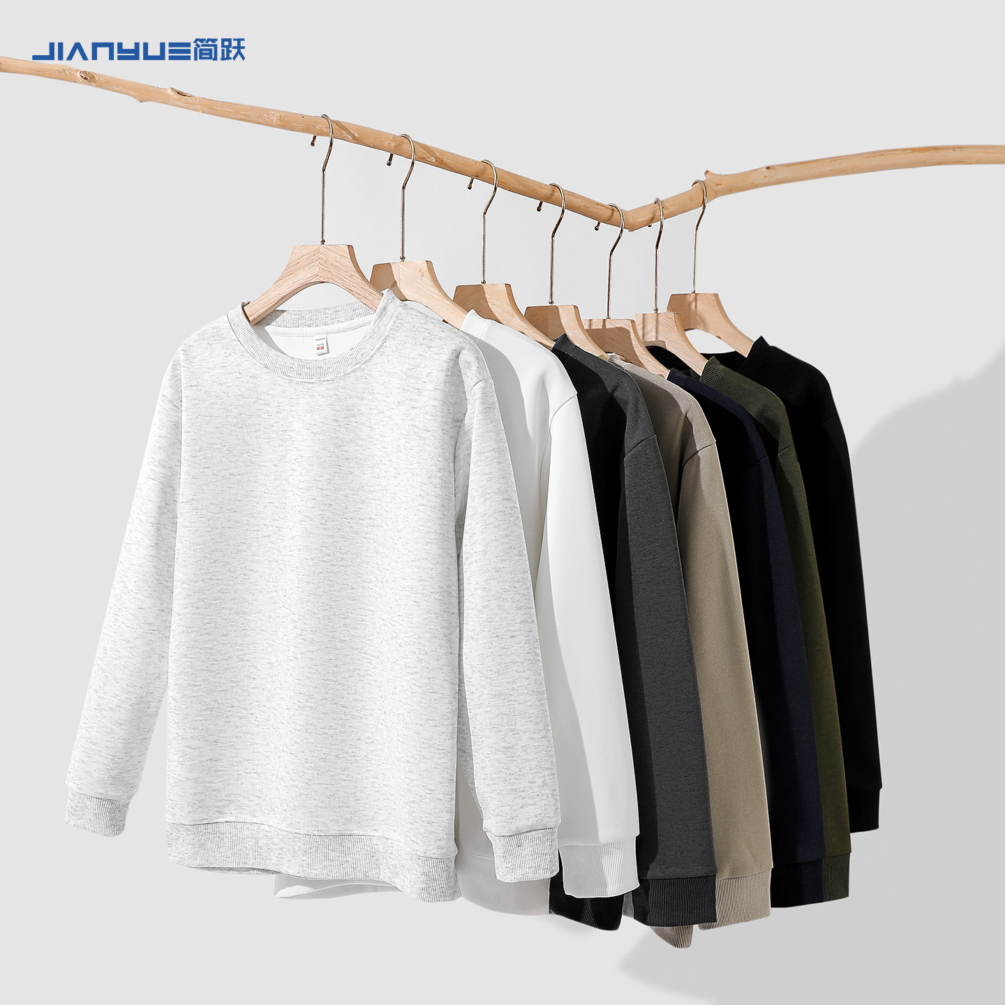 圆领卫衣定制工作服文化衫印logo