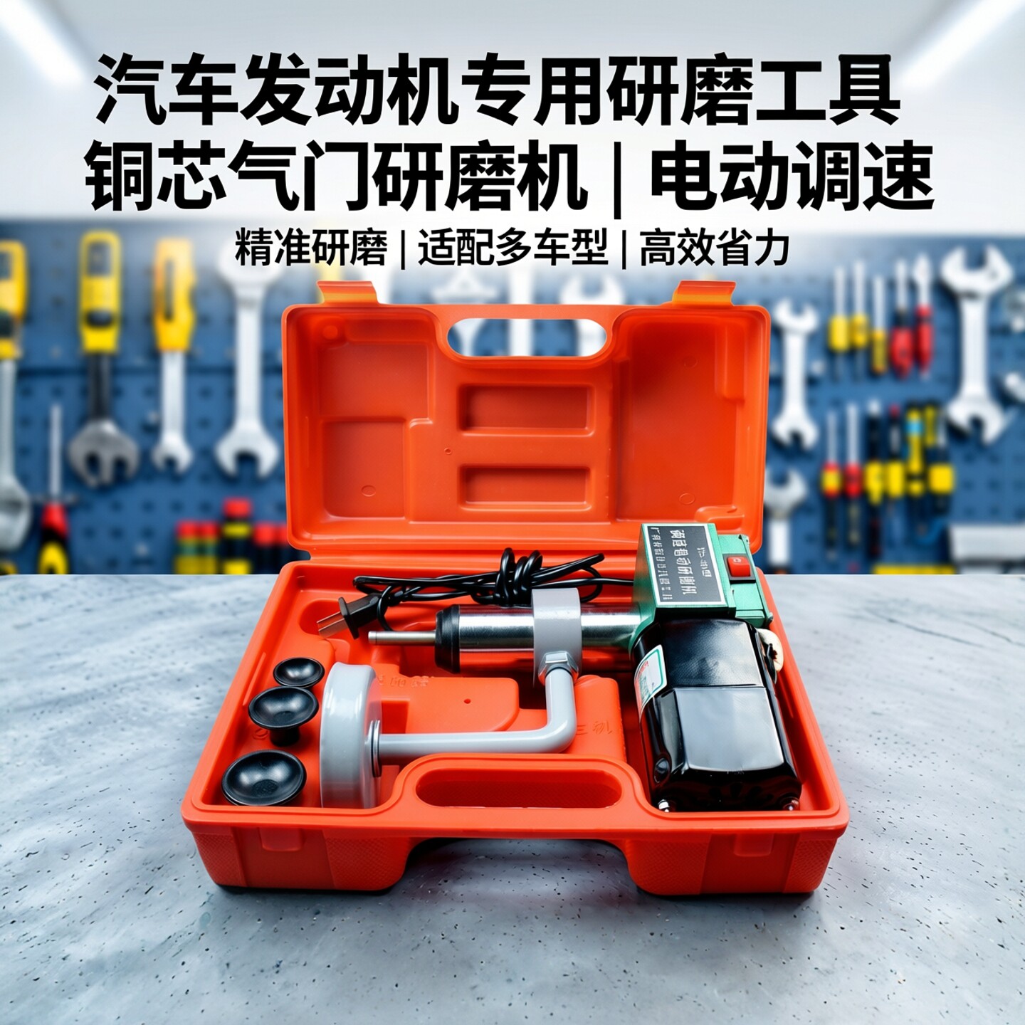 铜芯气门研磨机 电动调速磨汽门工具 汽车发动机专用变速拍皮碗砂
