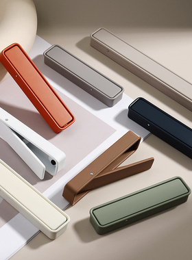 嵌入式拉手灰色极简衣柜门把手隐形开槽内嵌式暗装柜子抽屉小拉扣