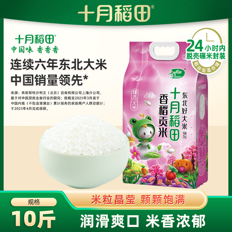 25年新米十月稻田香稻贡米5kg
