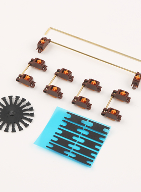 PAIGU Maiz PCB卡扣卫星轴硅胶1.2 1.6mm咖啡黑色客制化机械键盘