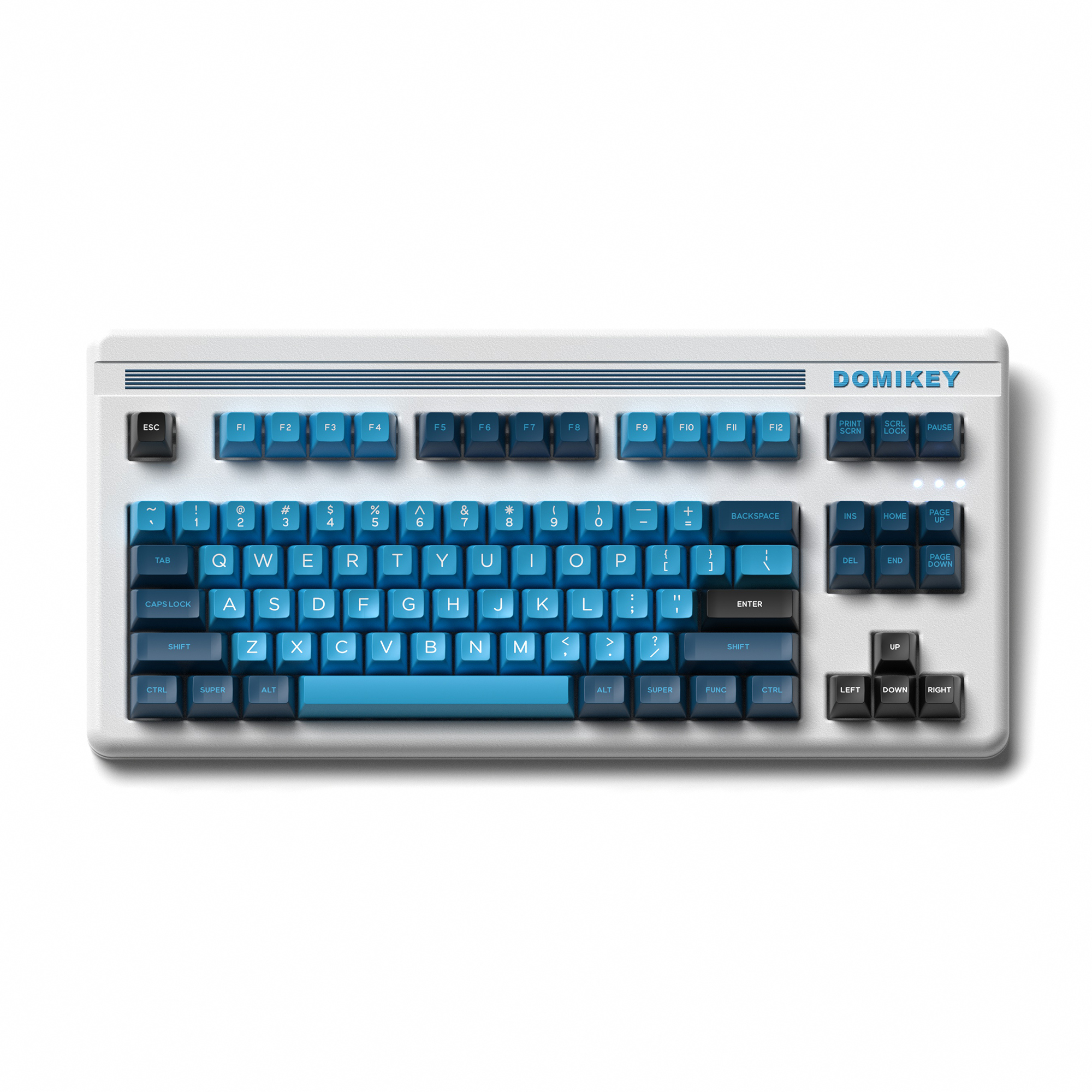 domikey蓝波bluewave SA 二色球帽64 68 75 84 96 980 客制化键帽