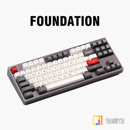 MAXKEY 二色双色基础套foundation ABS球帽 SA 高度机械键盘键帽