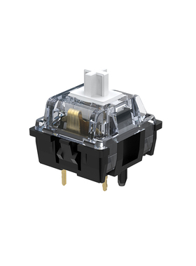 外设叫父 闷雷轴 闷轴 HIFI音 重压力60g 黑轴4mm 客制化机械键盘