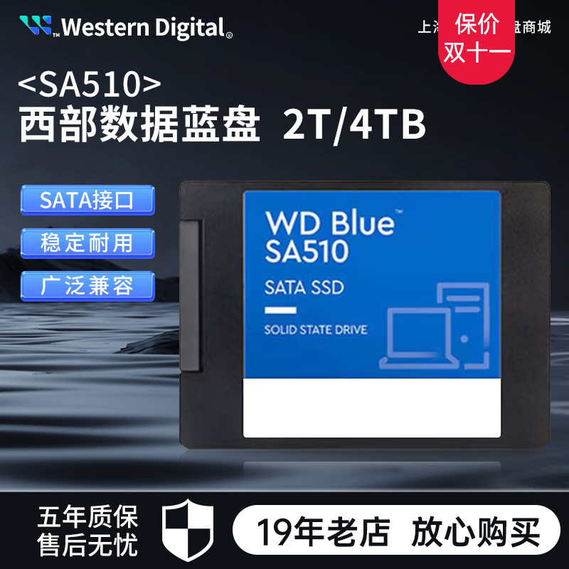 西部数据2.5英寸固态1TSATA接口