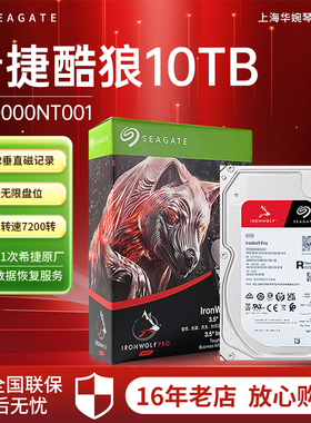 Seagate/希捷ST10000NT001 酷狼pro 10T NAS硬盘原厂数据恢复10TB