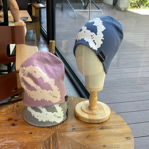 大头围毛线针织帽滑雪内盔帽男男