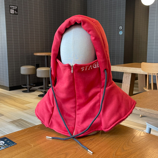 寒冬保暖头套防风户外骑行帽子围脖面罩一体男加绒加厚东北棉帽女