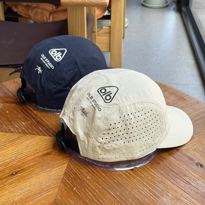 短帽檐速干网眼透气棒球帽子女情侣户外遮阳薄款棒球帽男街头潮帽