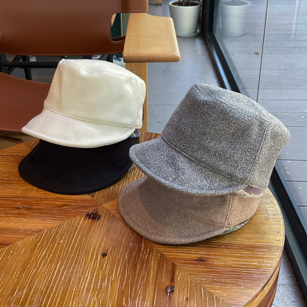 秋冬显白极简显脸小毛呢马术帽女高品质鸭舌帽英伦风呢子遮阳帽女