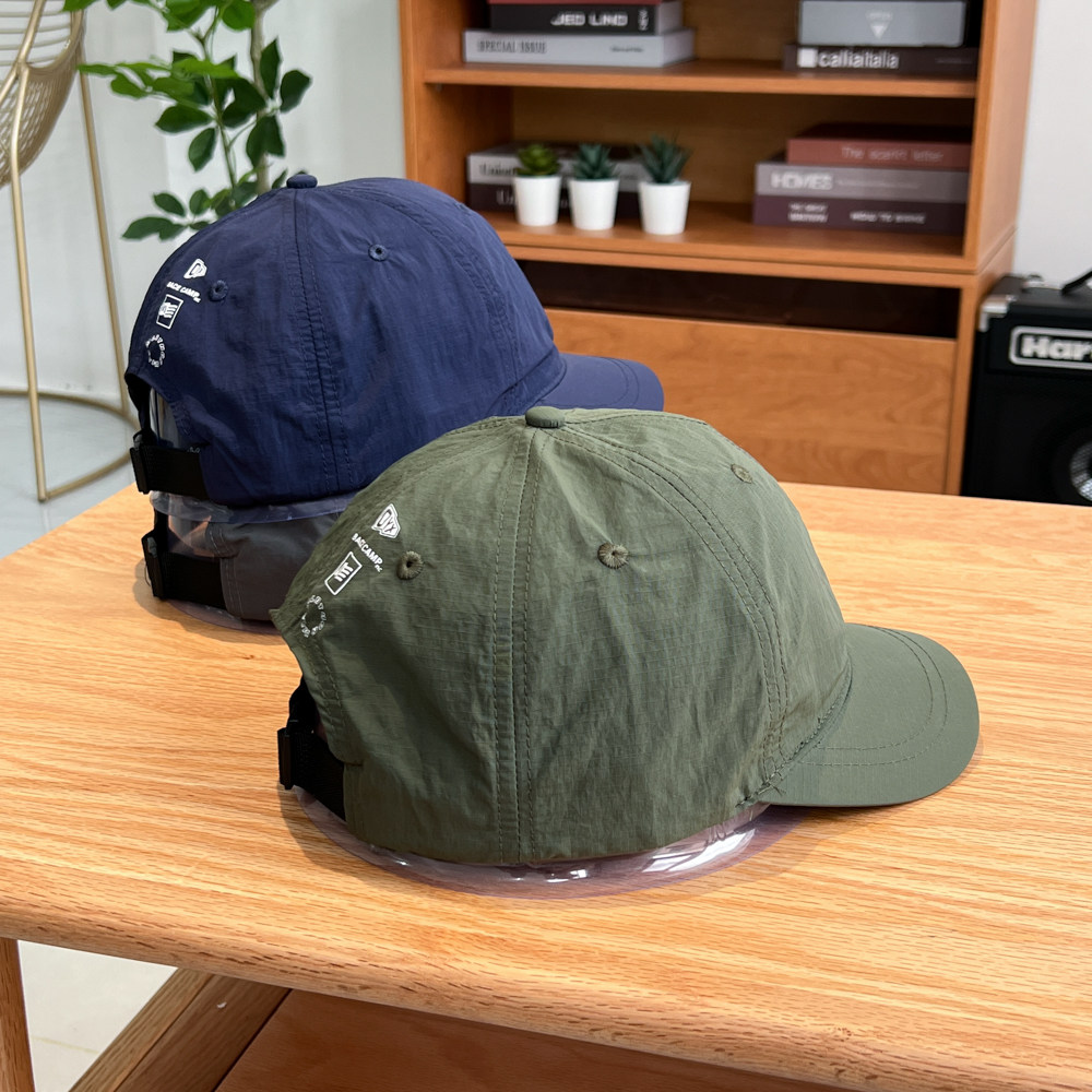 薄款透气速干短帽檐鸭舌帽男女