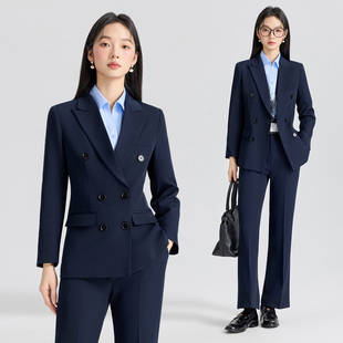 职业西装外套女春秋2026新款高级气质公考面试正装工作服西服套装